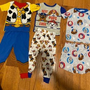 3 pairs of pajamas!